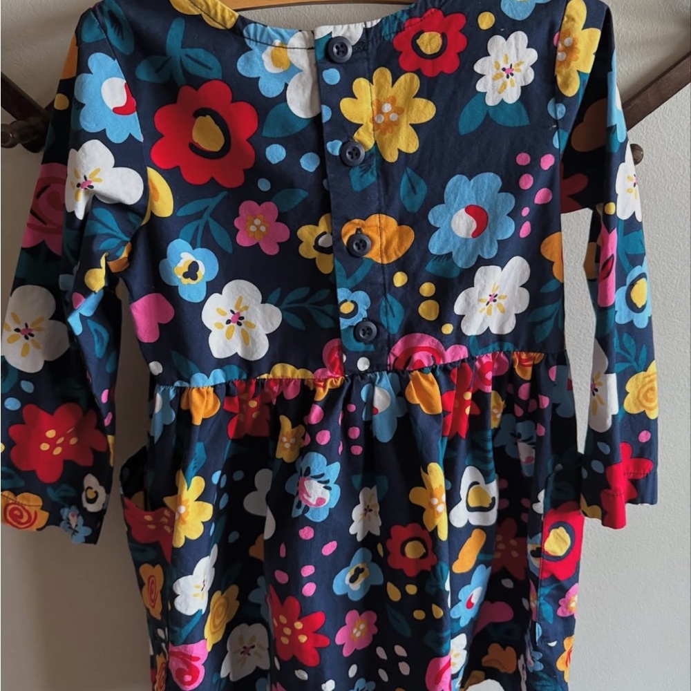 Hanna Andersson Floral Cotton Dress - Picture 4 of 4